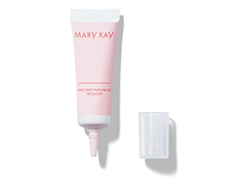 Mary Kay Instant Puffiness Reducer verbetert de huidtextuur en vermindert wallen.