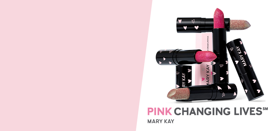 De nieuwe charity lipsticks van Mary Kay: Sparkle Cream Lipstick “Empower” en “Positive Impact” (Mary Kay doneert 1 euro aan HORIZONT e.V. bij elke aankoop als onderdeel van het Pink Changing Lives Initiative).