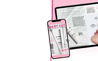theLook van Mary Kay met een afbeelding op je mobiele telefoon.