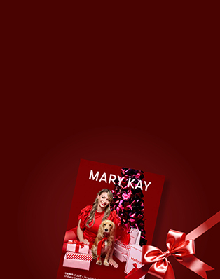 Afbeelding van de kerstcatalogus “UNWRAP JOY” van Mary Kay.